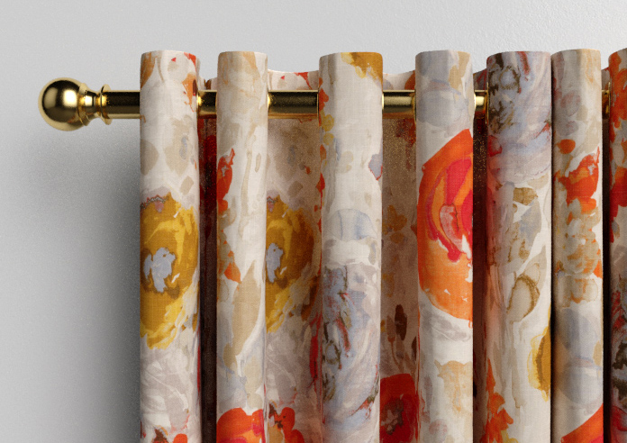 Harper, Burnt Orange - Made to Measure Curtains - Image 12